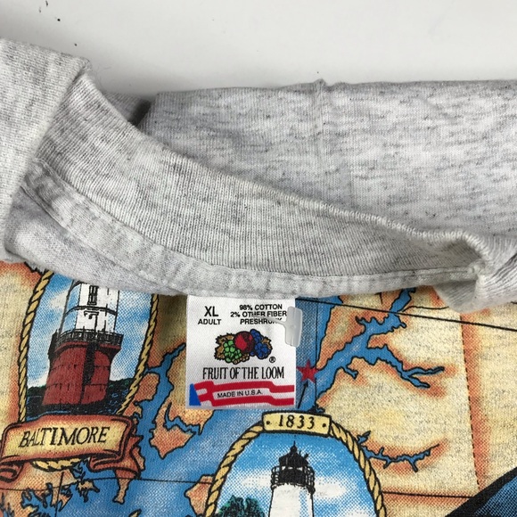 Vintage single Stitch fruit of the loom shirt XL - Picture 6 of 6